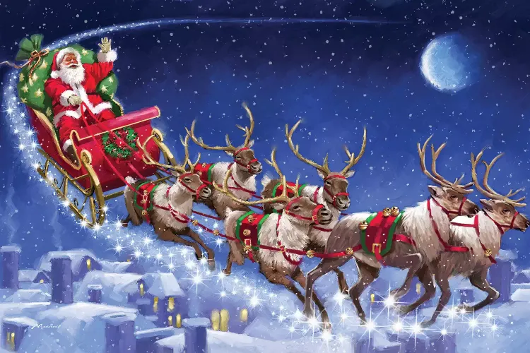 Classic Christmas dressage to music
